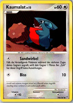 Pokémon-Karte Kaumalat 106/147 Ultimative Sieger