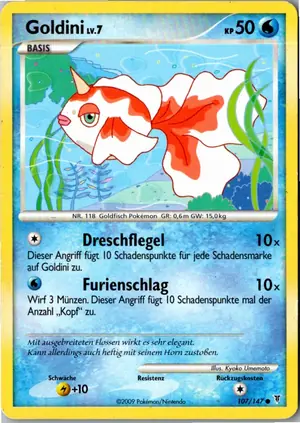 Pokémon-Karte Goldini 107/147 Ultimative Sieger