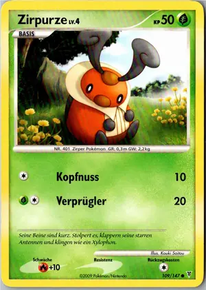 Zirpurze Exemplar 1,95 €