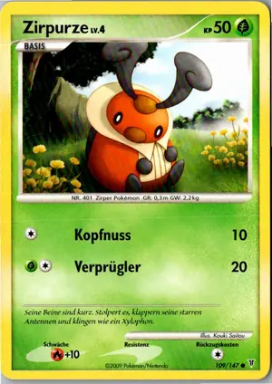 Zirpurze Exemplar 1,95 €