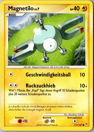 Pokémon-Karte Magnetilo 111/147 Ultimative Sieger