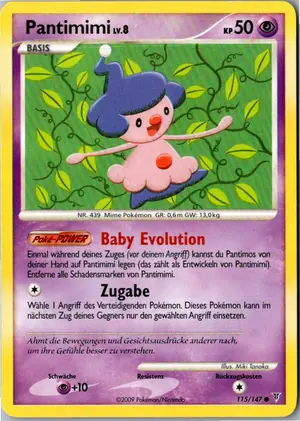 Pokémon-Karte Pantimimi 115/147 Ultimative Sieger