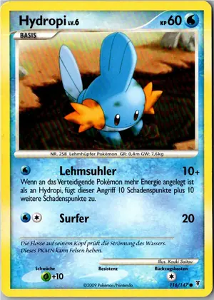 Pokémon-Karte Hydropi 116/147 Ultimative Sieger