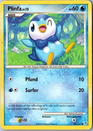 Pokémon-Karte Plinfa 121/147 Ultimative Sieger
