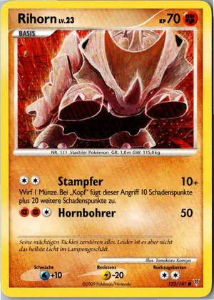 Pokémon-Karte Rihorn 122/147 Ultimative Sieger