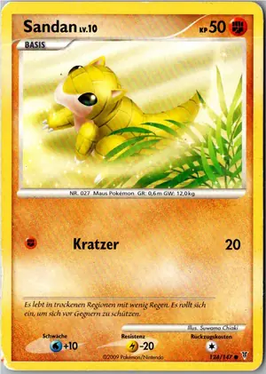 Pokémon-Karte Sandan 124/147 Ultimative Sieger