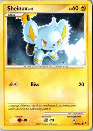 Pokémon-Karte Sheinux 126/147 Ultimative Sieger
