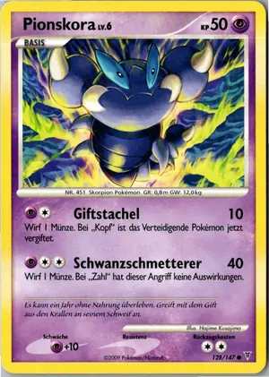 Pionskora Exemplar 2,25 €