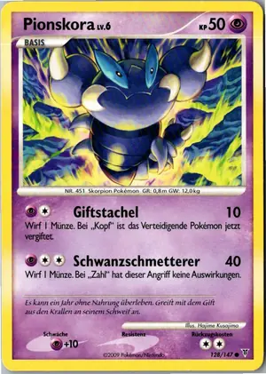 Pionskora Exemplar 2,25 €