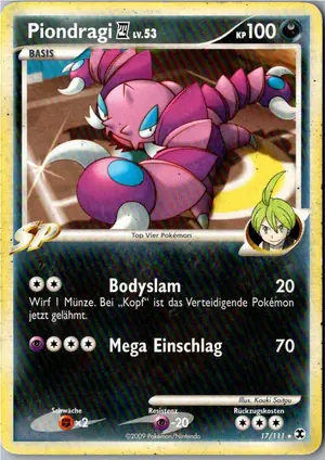 Pokémon-Karte Piondragi 17/111 Aufstieg der Rivalen
