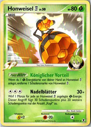 Pokémon-Karte Honweisel 35/111 Aufstieg der Rivalen