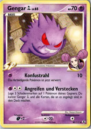Pokémon-Karte Gengar 40/111 Aufstieg der Rivalen