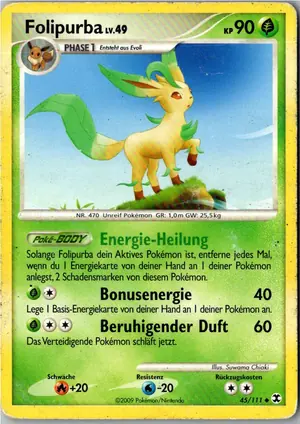 Pokémon-Karte Folipurba 45/111 Aufstieg der Rivalen