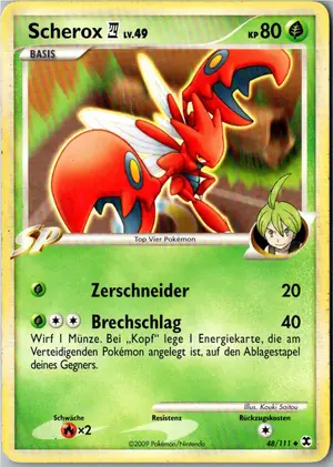 Pokémon-Karte Scherox 48/111 Aufstieg der Rivalen