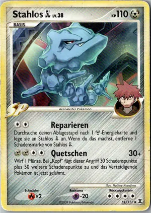 Pokémon-Karte Stahlos 51/111 Aufstieg der Rivalen