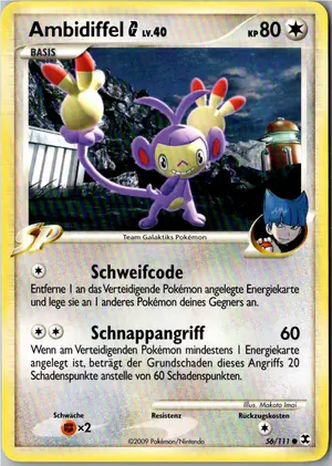 Pokémon-Karte Ambidiffel 56/111 Aufstieg der Rivalen