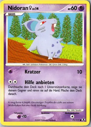 Nidoran Exemplar 1,95 €