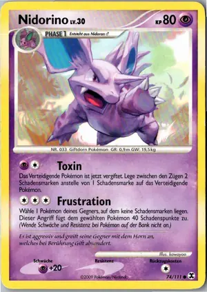 Nidorino Exemplar 1,95 €