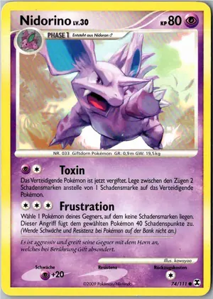 Nidorino Exemplar 1,95 €