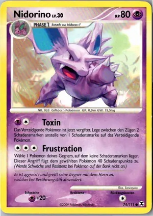 Nidorino Exemplar 1,95 €