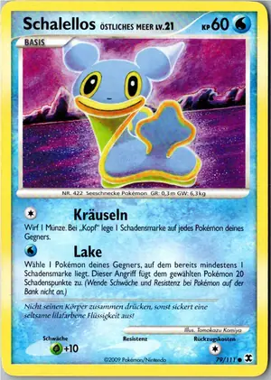 Pokémon-Karte Schalellos 79/111 Aufstieg der Rivalen