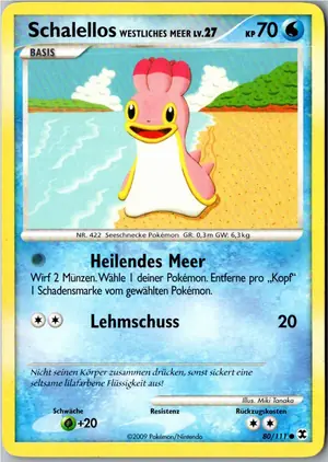 Pokémon-Karte Schalellos 80/111 Aufstieg der Rivalen