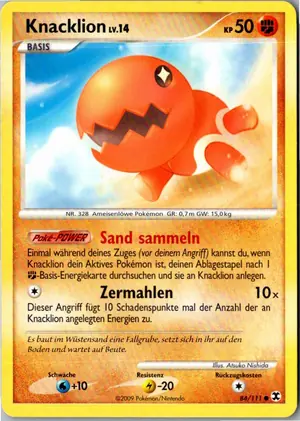 Knacklion Exemplar 2,25 €