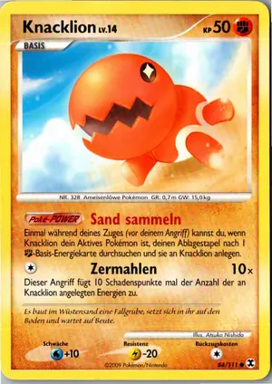 Knacklion Exemplar 2,25 €
