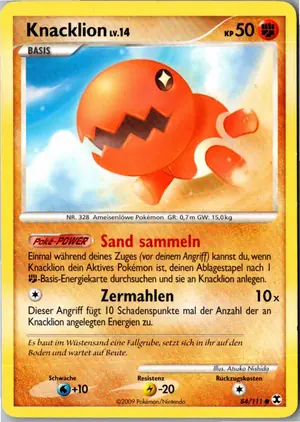 Knacklion Exemplar 2,25 €