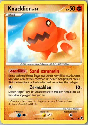Knacklion Exemplar 2,25 €
