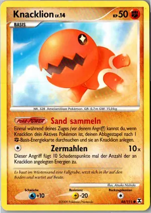 Knacklion Exemplar 2,25 €