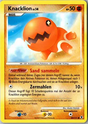 Knacklion Exemplar 2,25 €
