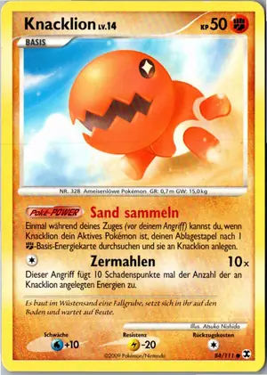 Knacklion Exemplar 2,25 €