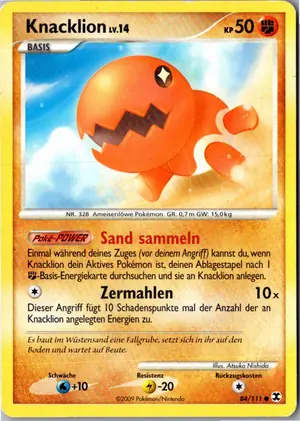 Knacklion Exemplar 2,25 €