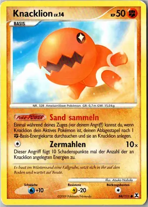 Knacklion Exemplar 2,25 €