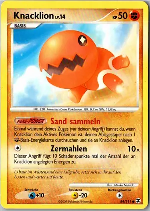 Knacklion Exemplar 2,25 €