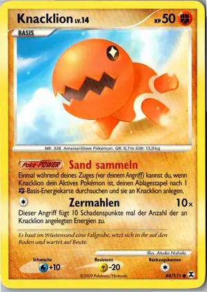 Knacklion Exemplar 2,25 €
