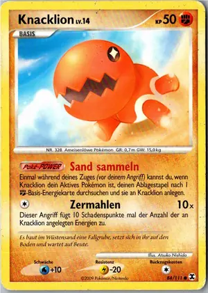 Knacklion Exemplar 2,25 €