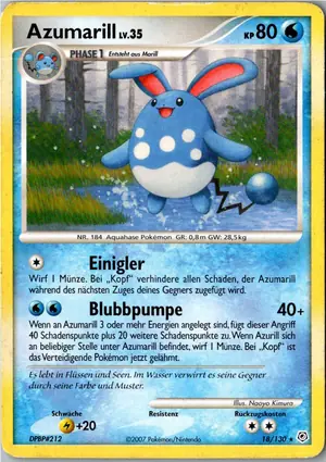 Azumarill Exemplar 2,95 €