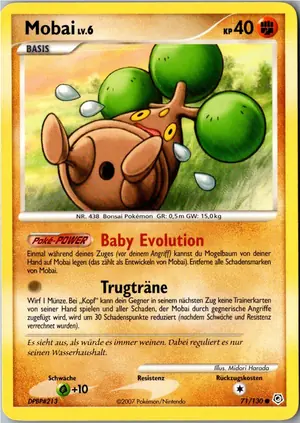 Pokémon-Karte Mobai 71/130 Diamant & Perl