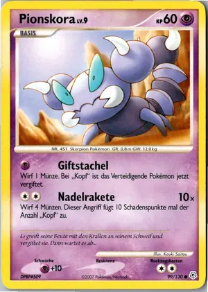 Pionskora Exemplar 1,95 €