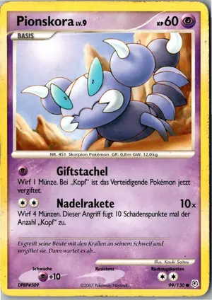 Pionskora Exemplar 1,95 €