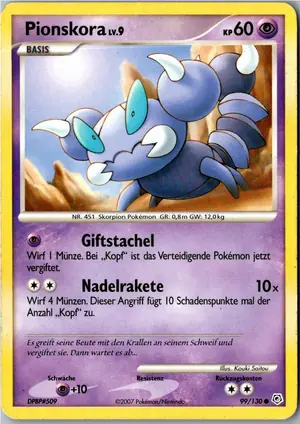 Pionskora Exemplar 1,95 €