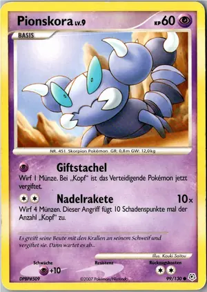 Pionskora Exemplar 1,95 €