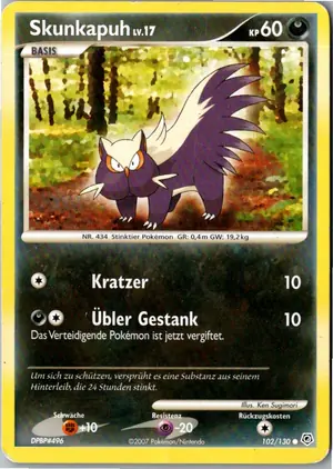 Skunkapuh Exemplar 1,95 €