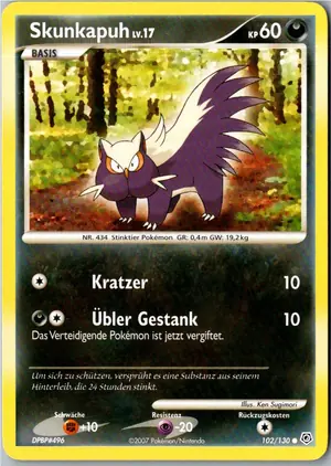 Skunkapuh Exemplar 1,95 €