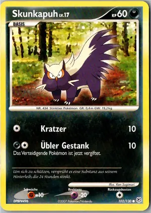 Skunkapuh Exemplar 1,95 €