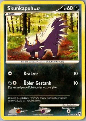 Skunkapuh Exemplar 1,95 €