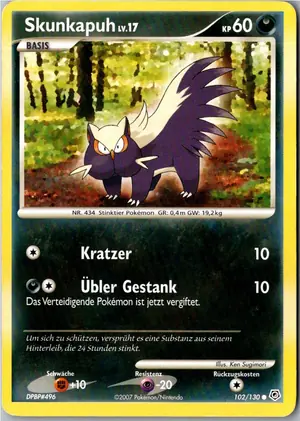 Skunkapuh Exemplar 1,95 €