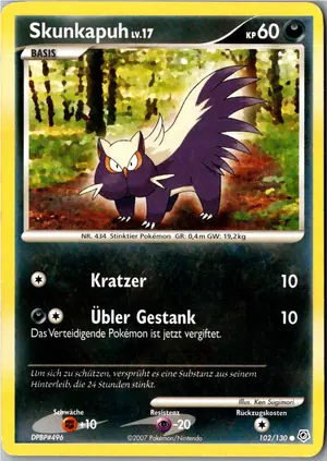 Skunkapuh Exemplar 1,95 €